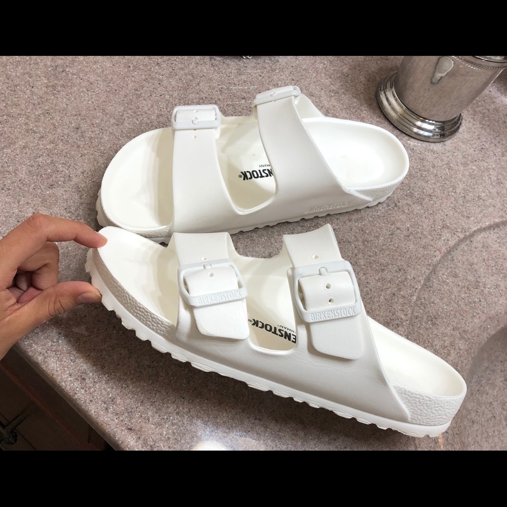White authentic Birkenstock’s